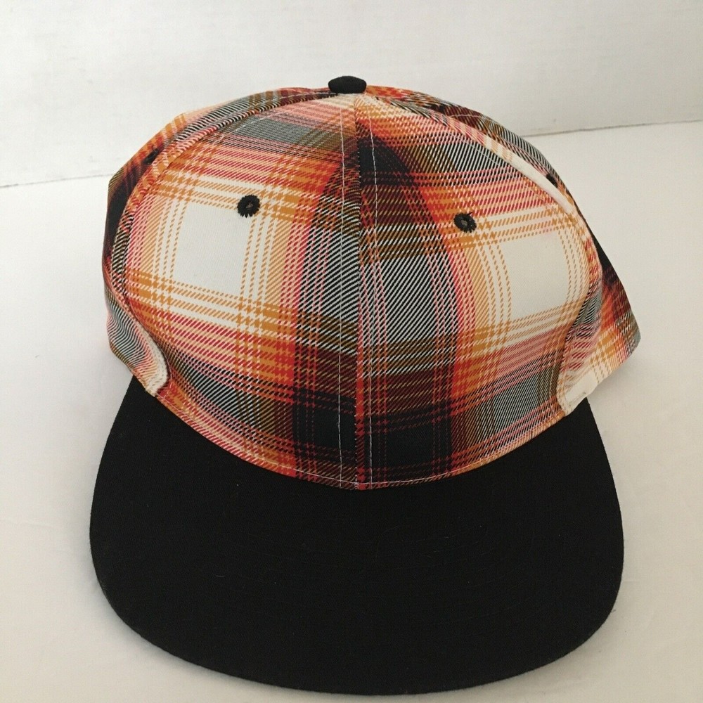 Plaid Trucker Hat Adjustable